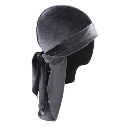 Funki Findz | Durags | Doo Rag | Unisex Long Velvet Skull Cap 2 Pcs
