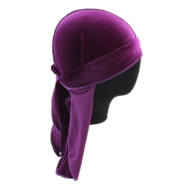 Funki Findz | Durags | Doo Rag | Unisex Long Velvet Skull Cap 2 Pcs
