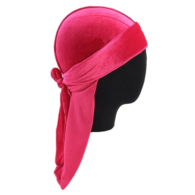Funki Findz | Durags | Doo Rag | Unisex Long Velvet Skull Cap 2 Pcs
