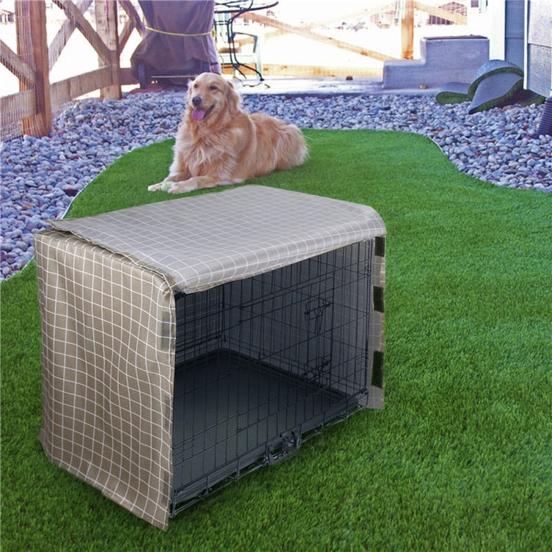 Funki Findz | Dog Crate Covers | 4 Door Pet Cage Kennel Cover