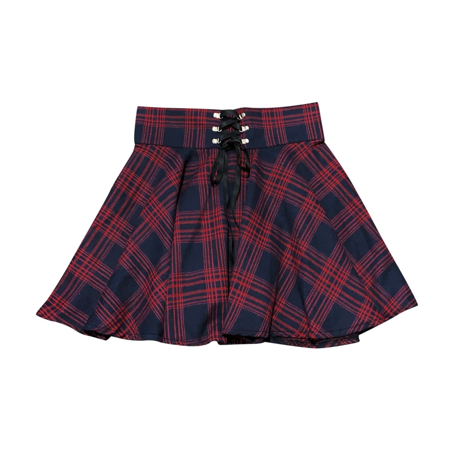 Funki Findz | Skirts | Women's Gothic Retro Punk Plaid Mini Skirt