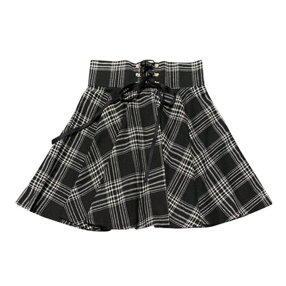 Funki Findz | Skirts | Women's Gothic Retro Punk Plaid Mini Skirt