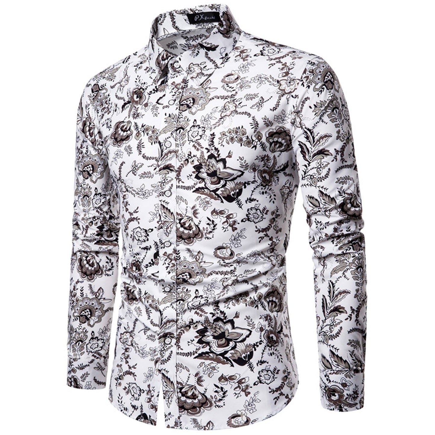 Funki Findz | Shirts | Men's Long Sleeve Luxurious Designer Shirt
