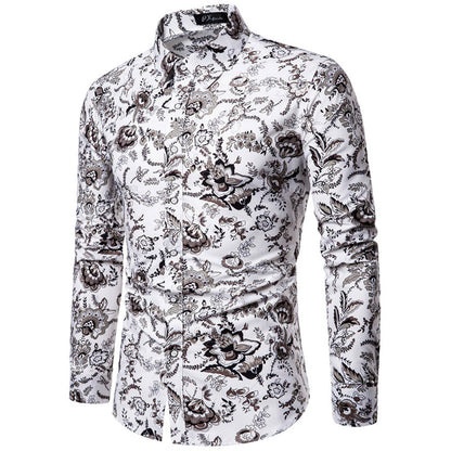 Funki Findz | Shirts | Men's Long Sleeve Luxurious Designer Shirt