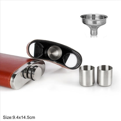 Funki Findz | Hip Flask | Gennissy 8oz Portable Whisky Hip Flask