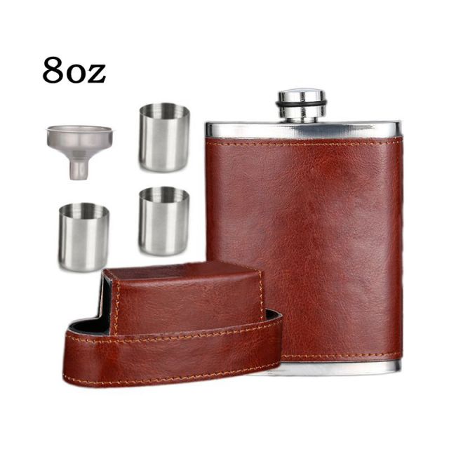 Funki Findz | Hip Flask | Gennissy 8oz Portable Whisky Hip Flask