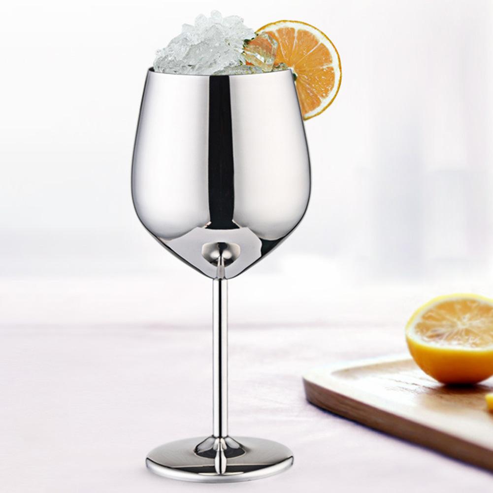 Funki Findz | Glasses | Stainless Steel Wine Goblets 2 Pcs 500ml