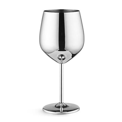 Funki Findz | Glasses | Stainless Steel Wine Goblets 2 Pcs 500ml