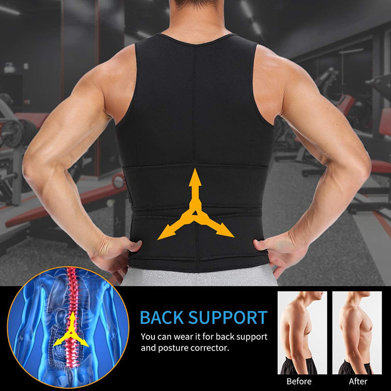 Funki Findz | Shapewear | Men's Waist Trainer Body Shaper Vest