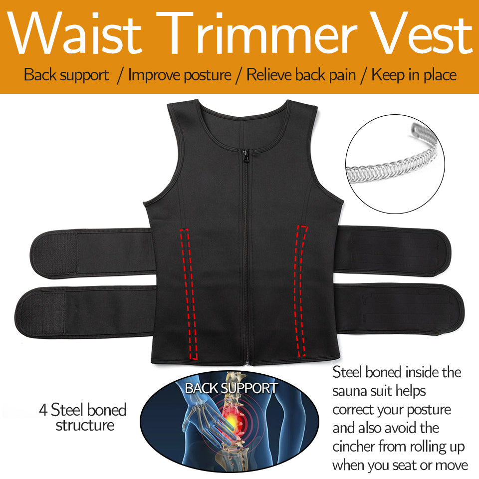Funki Findz | Shapewear | Men's Waist Trainer Body Shaper Vest