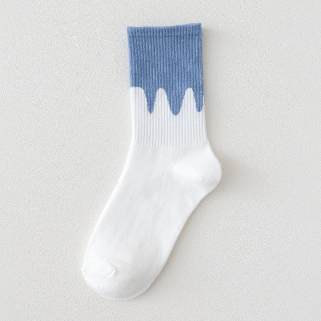 Funki Findz | Socks | Unisex Novelty Socks | Cow Print Stripes