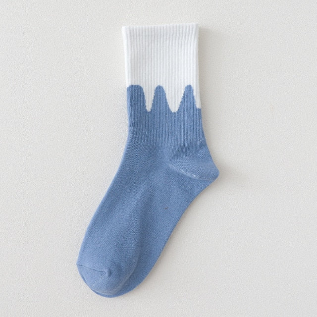 Funki Findz | Socks | Unisex Novelty Socks | Cow Print Stripes