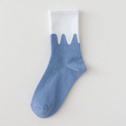 Funki Findz | Socks | Unisex Novelty Socks | Cow Print Stripes