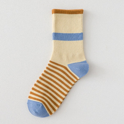 Funki Findz | Socks | Unisex Novelty Socks | Cow Print Stripes