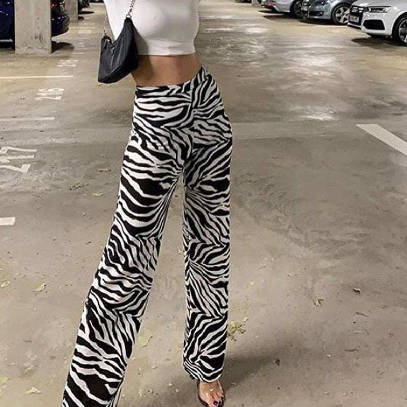 Funki Findz | Pants | Women's Ripple Print Flared Bell Bottoms