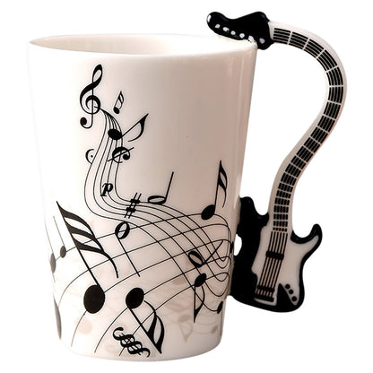 Funki Findz | Mugs | Guitar Handle Mug | Hand-Painted Cups