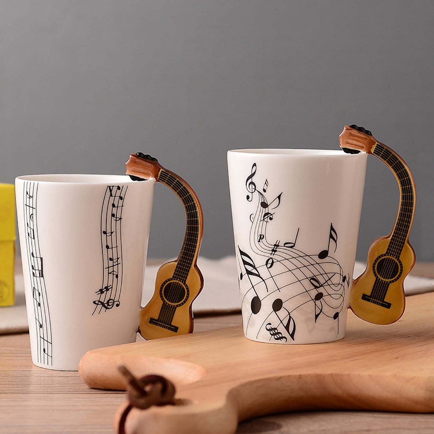 Funki Findz | Mugs | Guitar Handle Mug | Hand-Painted Cups