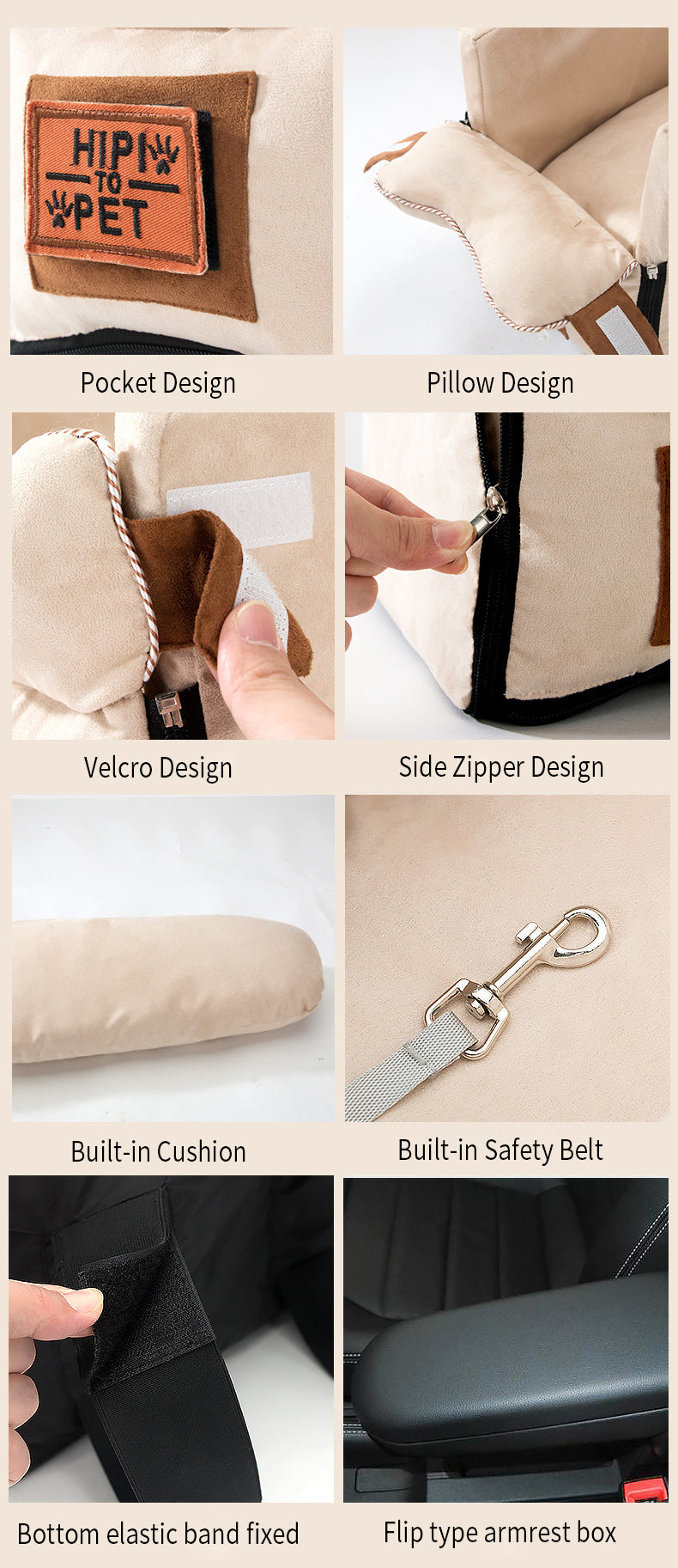 Funki Findz | Pet Seats | Portable Pet Booster Seat Carry Bag