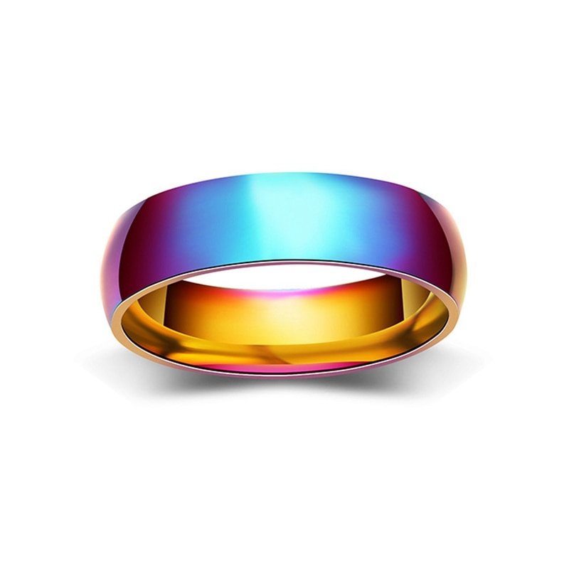 Funki Findz | Rings | Men's Women's Rainbow Tungsten Rings