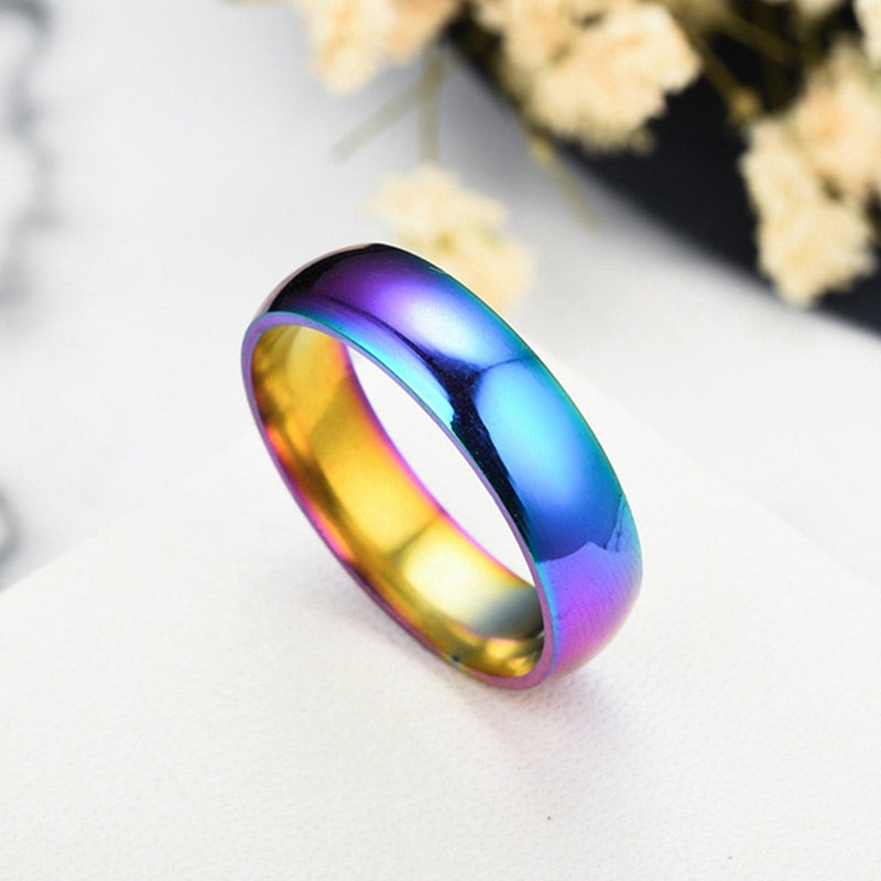 Funki Findz | Rings | Men's Women's Rainbow Tungsten Rings