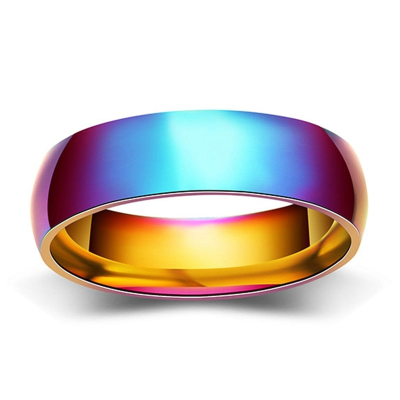 Funki Findz | Rings | Men's Women's Rainbow Tungsten Rings