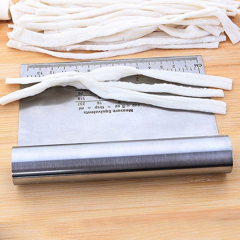 Funki Findz | Cooking Scrapers | Stainless Steel Dough Cutter