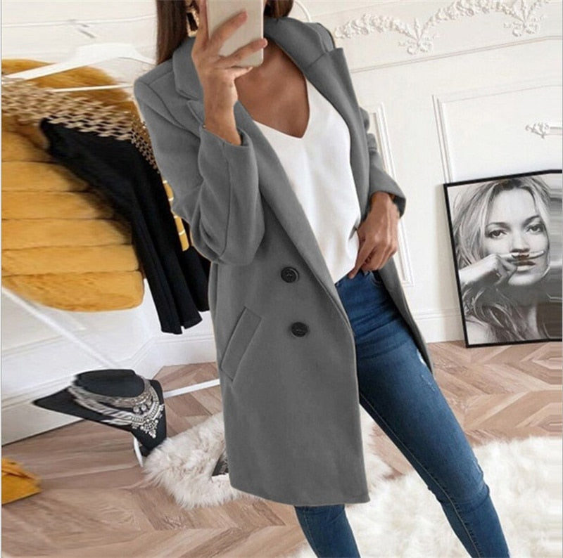 Funki Findz | Jackets | Women's Winter Woolen Long Coat