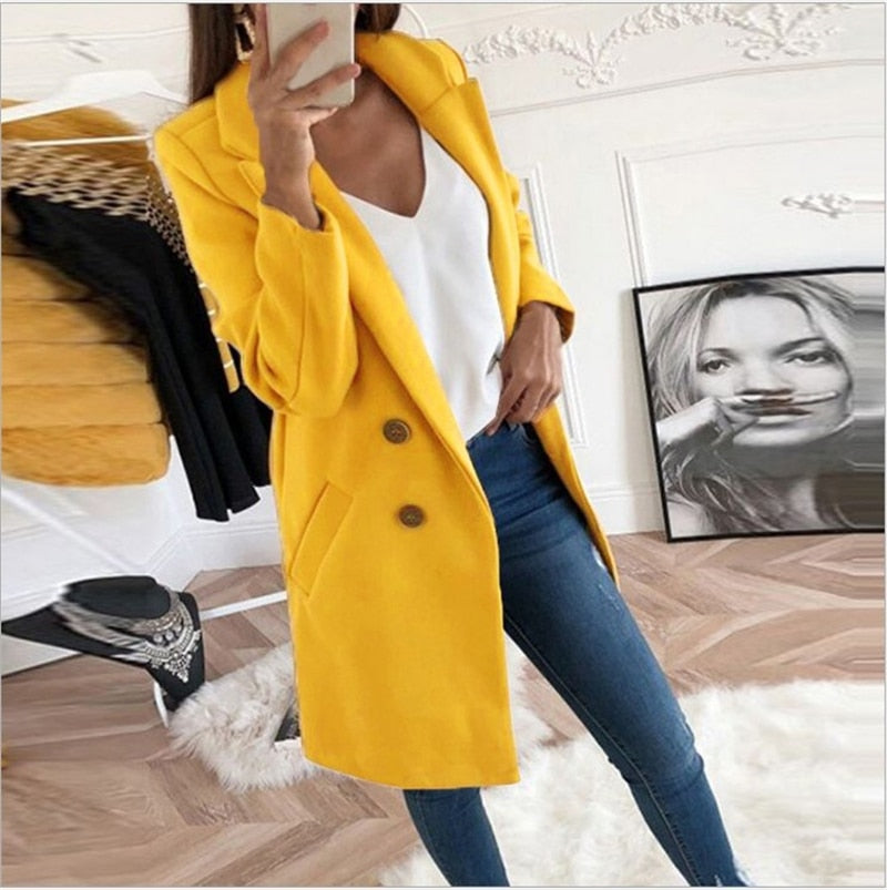Funki Findz | Jackets | Women's Winter Woolen Long Coat