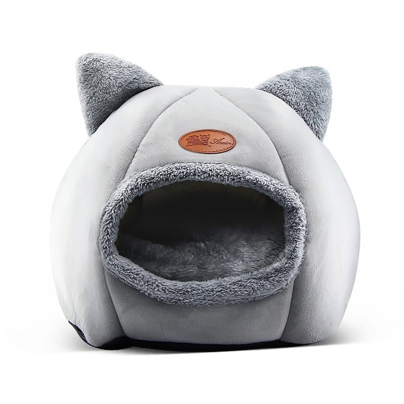 Funki Findz | Pet Beds | Cat Beds | Cozy Sweet Pink Cave House