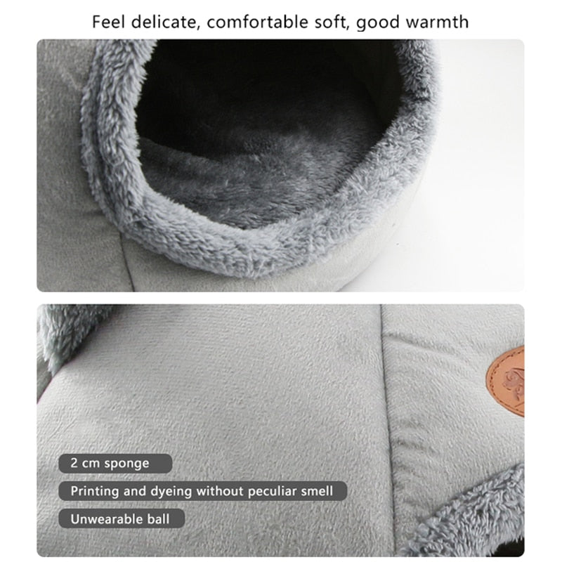 Funki Findz | Pet Beds | Cat Beds | Cozy Soft Cat Cave Houses