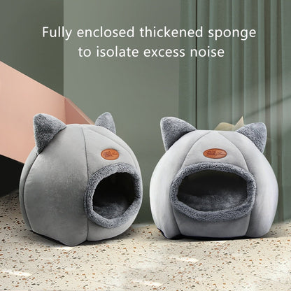 Funki Findz | Pet Beds | Cat Beds | Cozy Soft Cat Cave Houses