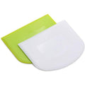 Funki Findz | Cooking Scrapers | Plastic Cake Spatula Dough Scraper