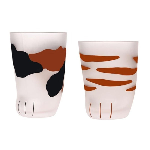 Funki Findz | Glasses | Cute Cat Paw Glass Coffee Cup Sets