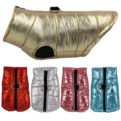 Funki Findz | Dog Jackets | Gold Fluro Zip Up Vest | Dog Harness