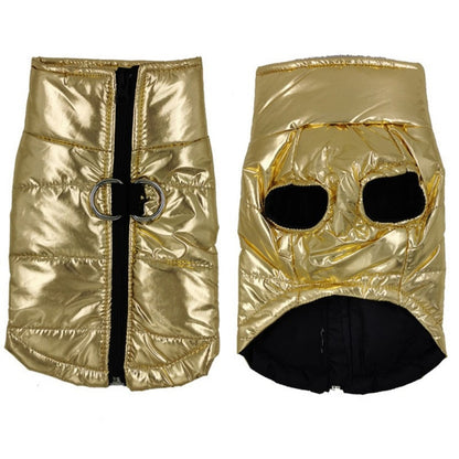 Funki Findz | Dog Jackets | Gold Fluro Zip Up Vest | Dog Harness