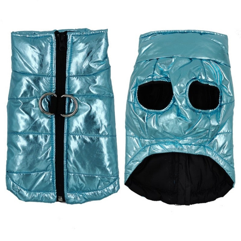 Funki Findz | Dog Jackets | Gold Fluro Zip Up Vest | Dog Harness
