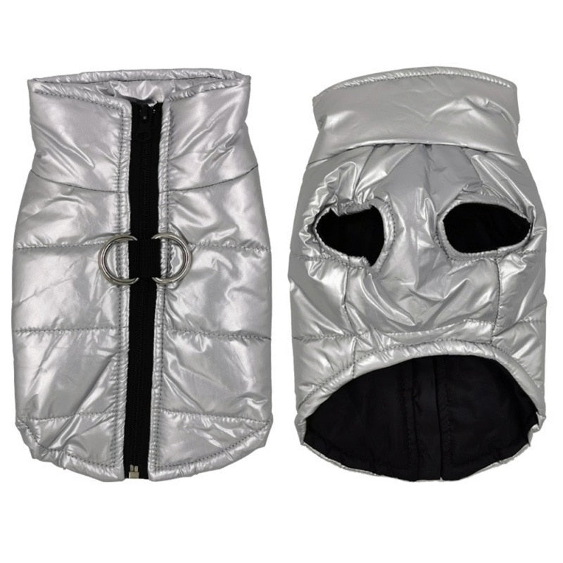 Funki Findz | Dog Jackets | Gold Fluro Zip Up Vest | Dog Harness