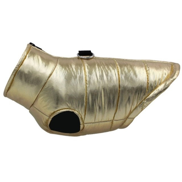 Funki Findz | Dog Jackets | Gold Fluro Zip Up Vest | Dog Harness