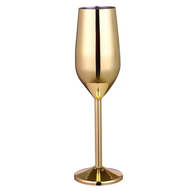 Funki Findz | Glasses | Stainless Steel Champagne Flutes 2 Pcs