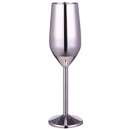 Funki Findz | Glasses | Stainless Steel Champagne Flutes 2 Pcs