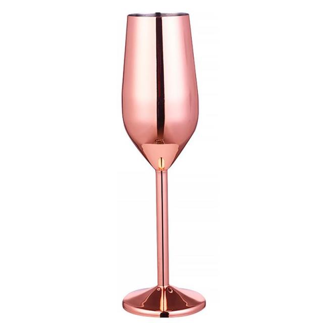Funki Findz | Glasses | Stainless Steel Champagne Flutes 2 Pcs