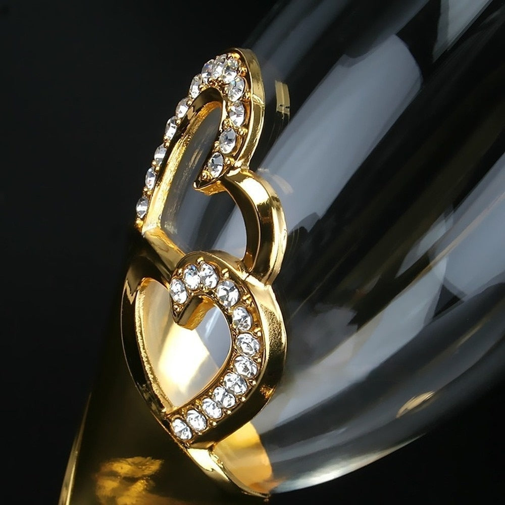Funki Findz | Glasses | Wedding Champagne Flutes Cake Set x 4