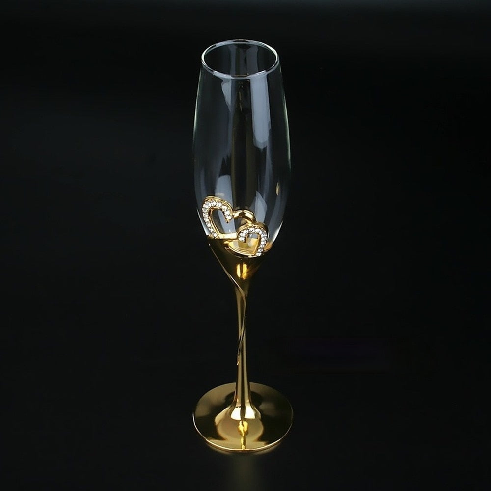 Funki Findz | Glasses | Wedding Champagne Flutes Cake Set x 4