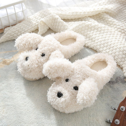 Funki Findz | Shoes | Women's Fluffy Warm Cartoon Dog Slippers