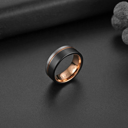 Funki Findz | Rings | Men's Two Tone Wedding Engagement Ring