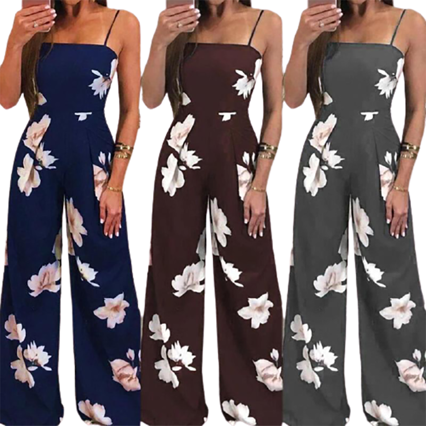 Funki Findz | Pants | Women's Floral Jumpsuit Summer Romper