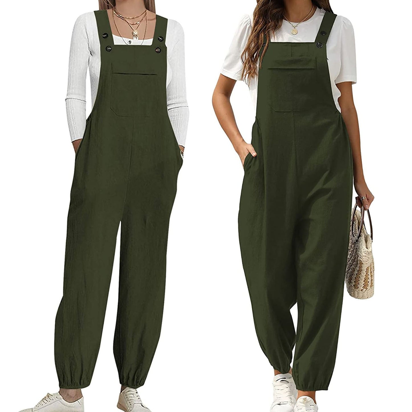 Funki Findz | Pants | Women's Wide Leg Casual Overall Rompers