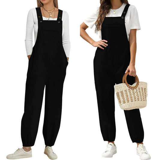 Funki Findz | Pants | Women's Wide Leg Casual Overall Rompers