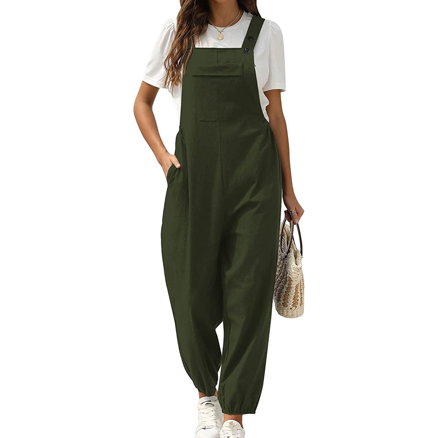 Funki Findz | Pants | Women's Wide Leg Casual Overall Rompers