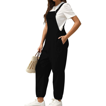 Funki Findz | Pants | Women's Wide Leg Casual Overall Rompers